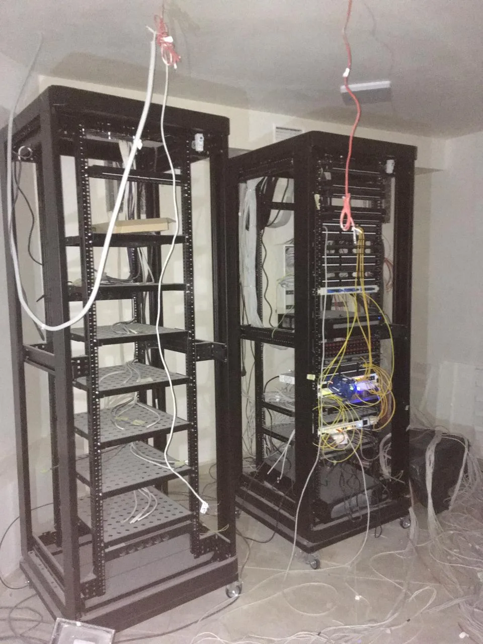 Security alarm with backup power and CCTV